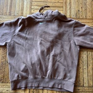 Brown Nike Fleece Hoodie